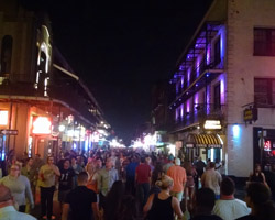 French Quarter crowds